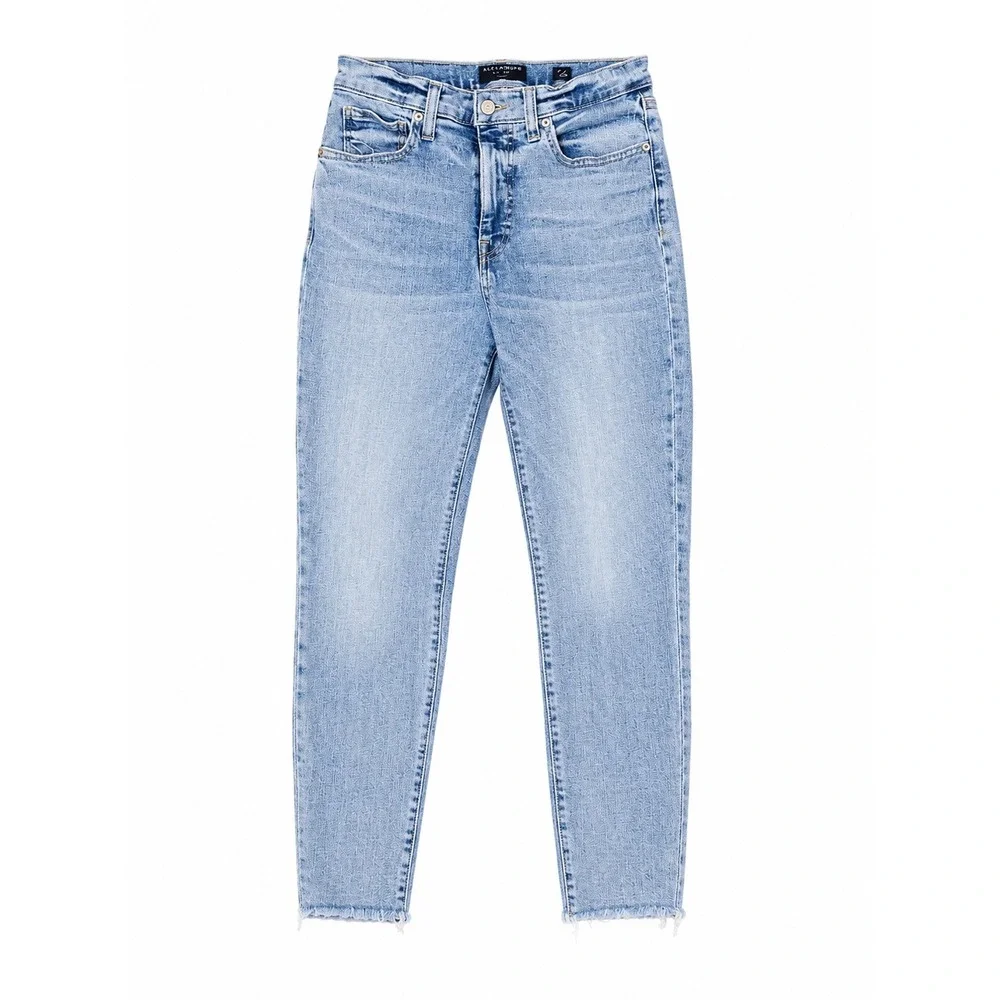 Lucky Brand Bridgette High Rise Skinny Jeans Womens Size 6/28 Light Wash Raw Hem